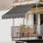 Manual Retractable Awning, Non-screw Outdoor Retractable Patio Awning, Height Adjustable Sun Shade Awning, Made Of Polyester With Uv Protection – Ideal For Any Window Or Door (gray)-109074525