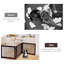 Kara Wood Free Standing Pet Gate