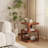Modern End Table 3-Tier Nightstand With Open Storage-1107127113