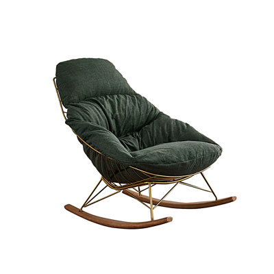 Chaise berçante élégante et pratique