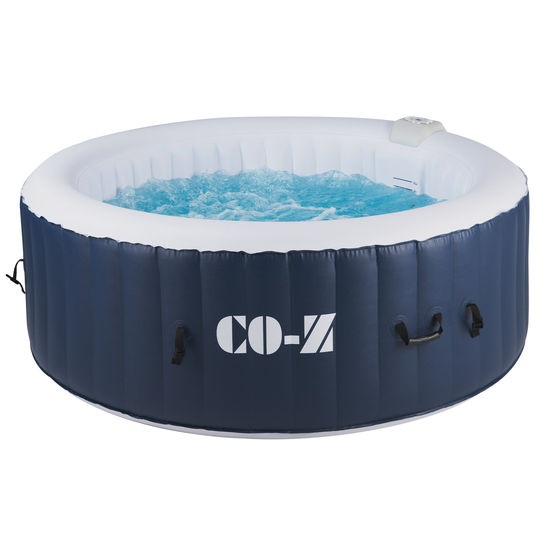 Komfott Hot Tub, 71” x 27” 4 Person Inflatable Hot Tub with 108 Bubble