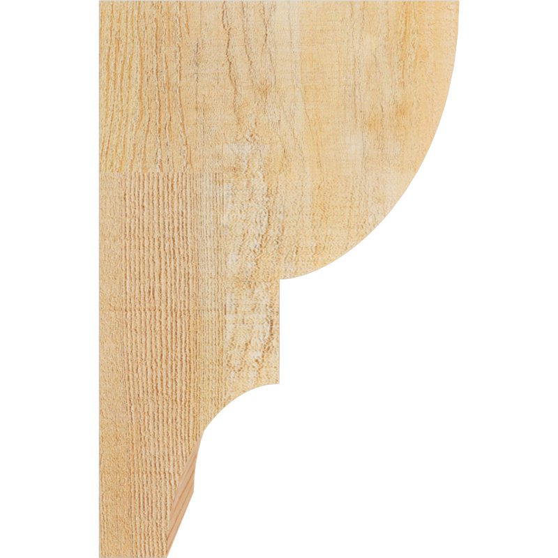 Corbeau Ridgewood, H 12 po x l 4 po x P 8 po, Sapin de Douglas, Sciage brut