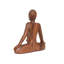 Mini figurines de yoga faites à la main en bois de 8 po, statue de pose de yoga, décor de studio de salle de yoga, cadeau de Yogi Mindful Home Decor, objets de décoration de tablette décorative, inspiration Zen - pose de cordonnier