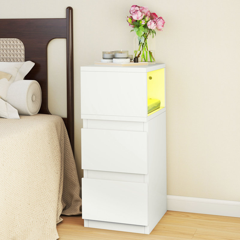 25cm W Bedside Table