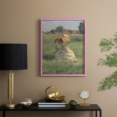Vintage Landscape CLXIV Framed Print - Solid Wood