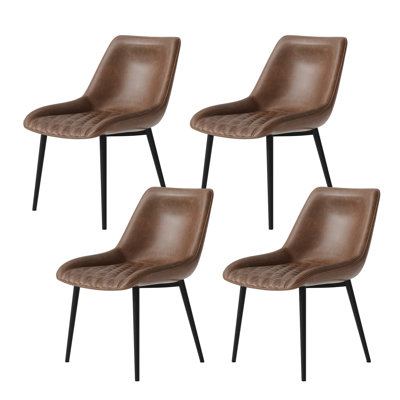 4 With Upholstered Chairs