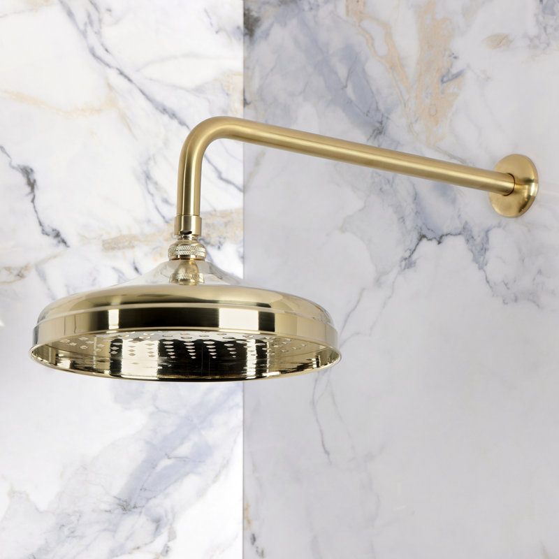 Kingston Brass Concord Single-Handle Pressure Balanced Tub and Shower Faucet, Brushed Brass