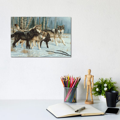 Wolf Pack I by Cynthie Fisher - Wrapped Canvas Print