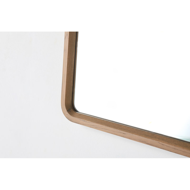 Vela Mirror, 29.5" x 35.5", Medium Yellow Wood