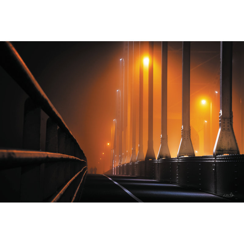 Le pont sur toile par Martin Podt, reproduction, H 12 po x l 18 po