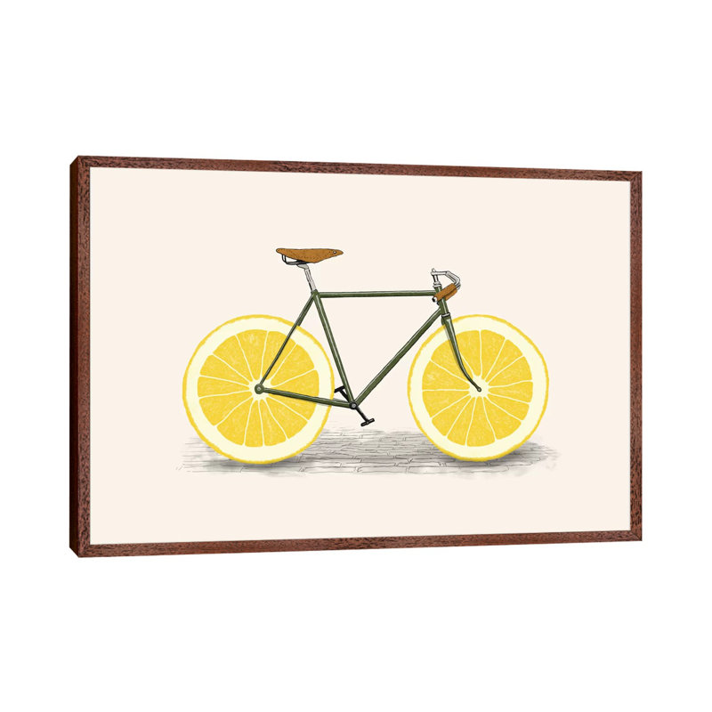 Zest by Florent Bodart - Print on Canvas, 66.04 cm H x 45.72 cm W, Brown Framed