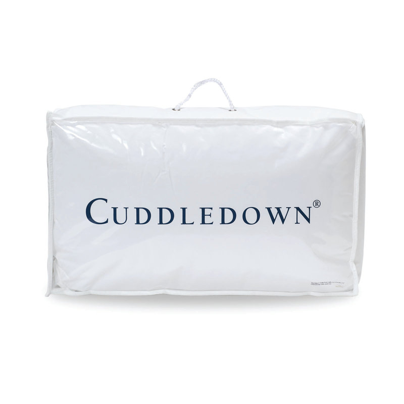 Cuddledown Sateen Down Alternative Pillow, King, Soft