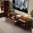 Nut-Brown Solid Wood TVStands-889645166