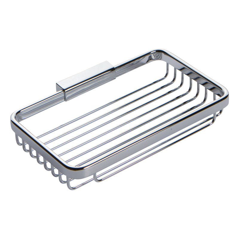 Hotelier 8" Toiletry Basket, Polished Chrome
