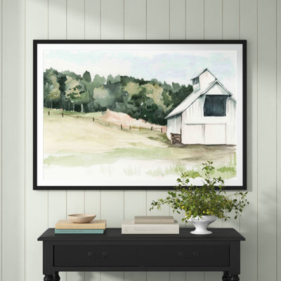 " Watercolor Barn III " by Jennifer Paxton Parker Painting Print