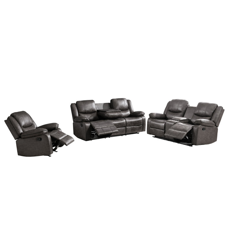 Fauteuil inclinable berçant, gris