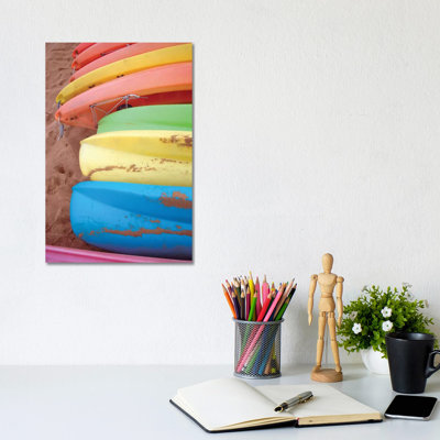 Kayaks II by Jairo Rodriguez - Wrapped Canvas Photograph