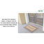 Tapis d'entrée en porche naturel avec bordure noire en plâtre naturel naturel 30 po x 48 po Natural-1618859906-1618859919