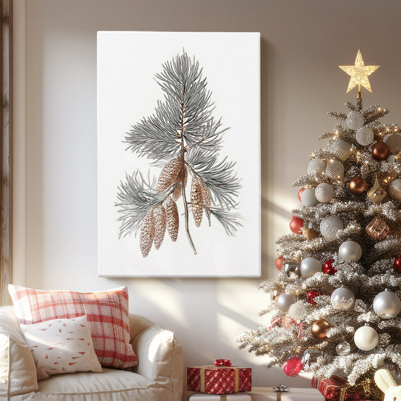 Toile tendue avec galerie Pearled Eve Lane, H 60 po x l 40 po
