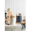 6x7 inch Large Ceramic Utensil Holder (Blue, Embossed Pattern)-122097738