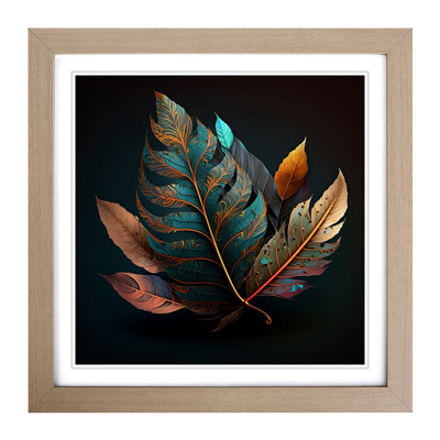 Leaf Boho - Framed Print