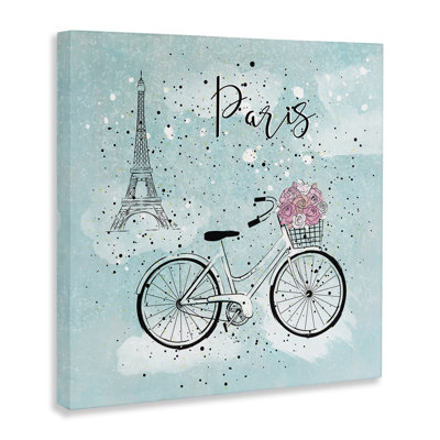 Art mural sur toile Paris par Martina Pavlova