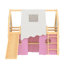 Lit mezzanine en bois massif pour enfants avec lumières et tentes-1484721339-1484721341