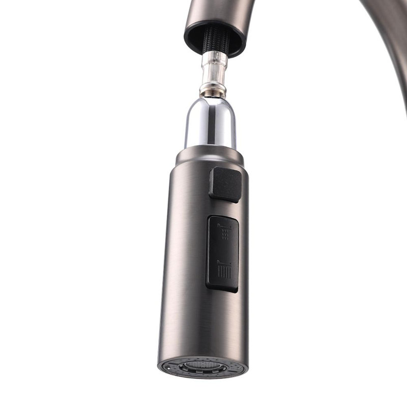 Living And Home Pull Down Kitchen Faucet, Copper