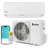 Winado 18000 BTU Wi-Fi Connected Ductless Mini Split Air Conditioner for 1250 Square Feet with Heater and Remote Included