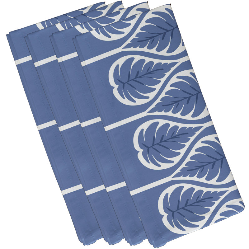 Ensemble de serviettes 4 pièces Albizia, bleu