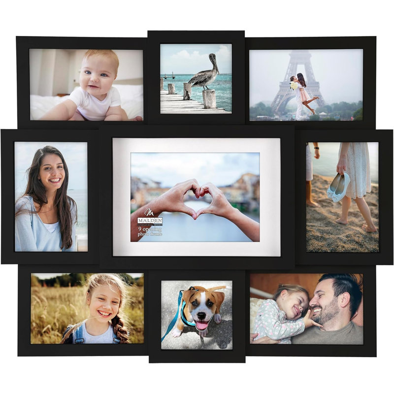nternational Designs 9-Opening Collage Picture Frame