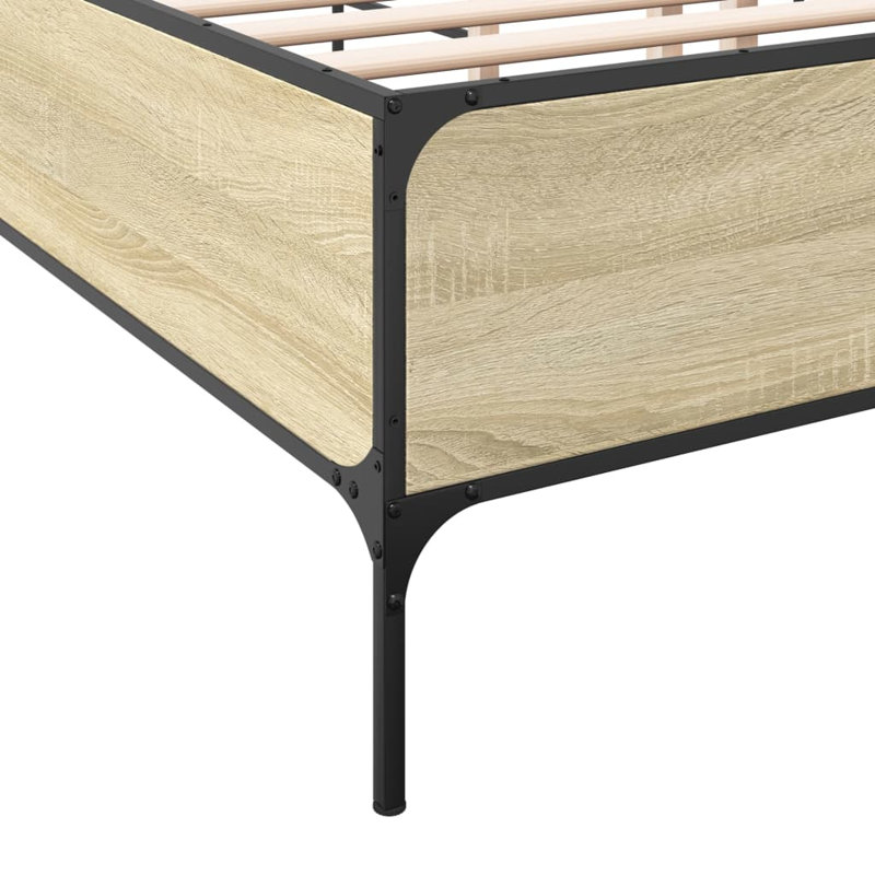 Acherman Bed, Sonoma Oak, European Kingsize (160 x 200 cm)