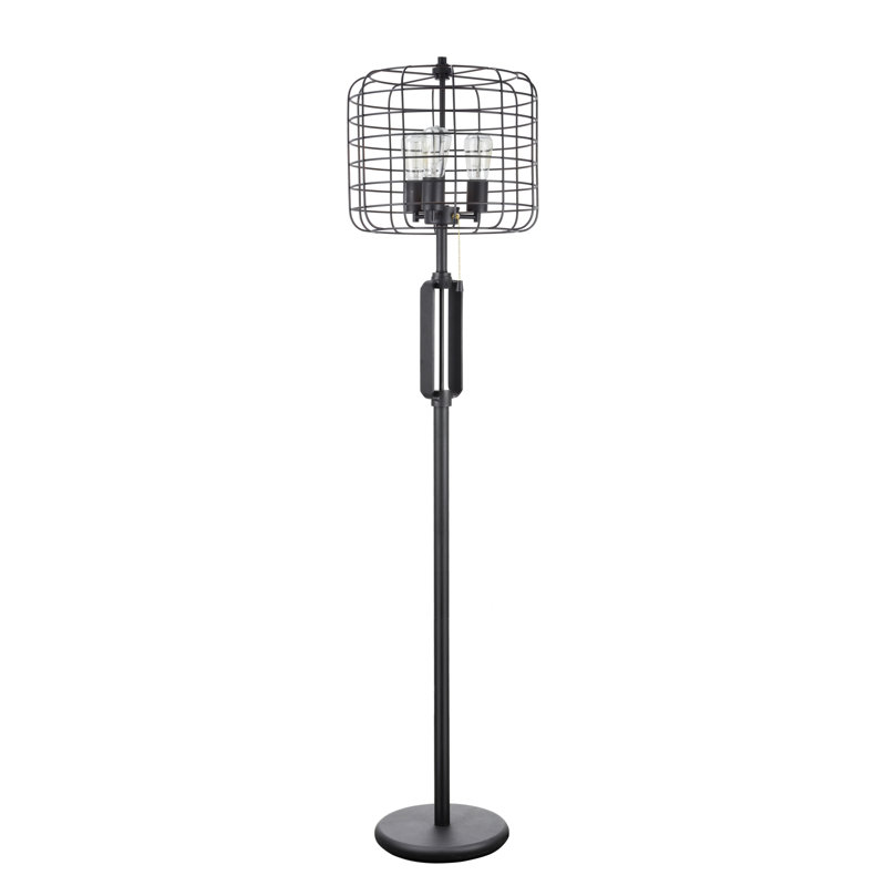 63'' Sand Black Floor Lamp