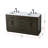 Ahner 60 inch Double Bathroom Vanity-174981254
