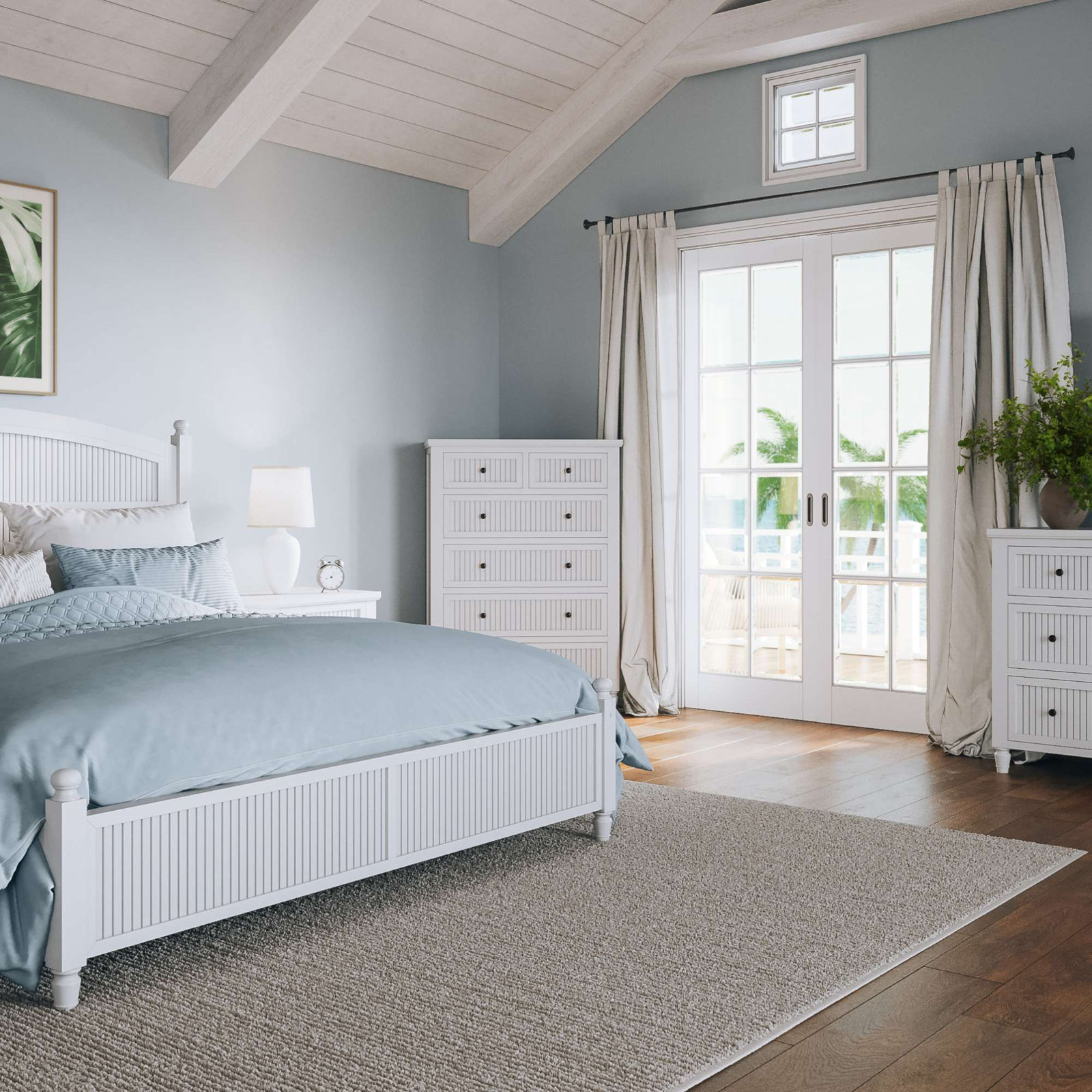 Pearce 6-Drawer Chest, White