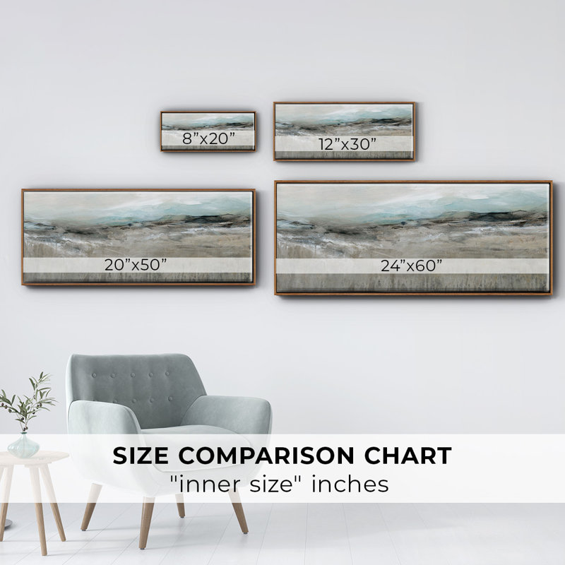 Distant Foothills- Framed Canvas