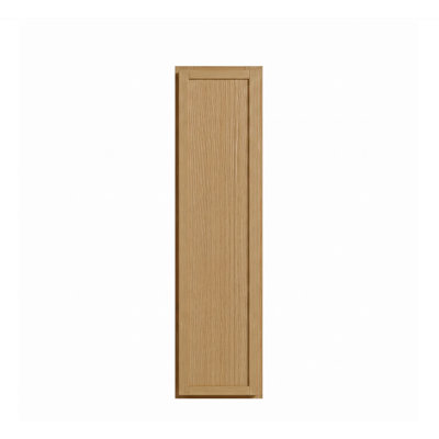 Armoire murale moderne en chêne blanc, fabrication en contreplaqué et charnières à fermeture en douceur, rangement de cuisine personnalisé
