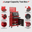 Coffre à outils roulant 5 tiroirs, coffre à outils verrouillable avec roulettes verrouillables, coffre à outils en métal de grande capacité avec tiroirs, coffre à outils pour garage atelier, rouge-2097943934