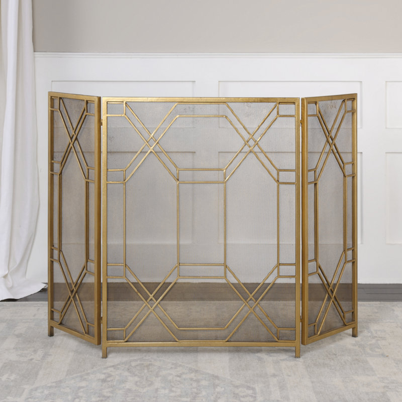 Hadlock Iron Fireplace Screen