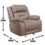 Fauteuil inclinable de chambre à coucher Soteris-1225469784