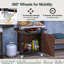 Outdoor Grill Cart With Stainless Steel Tabletop(No Include Stool)