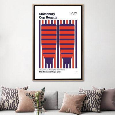 1927 Stotesbury Cup Regatta - Wall Art Print - Framed Canvas