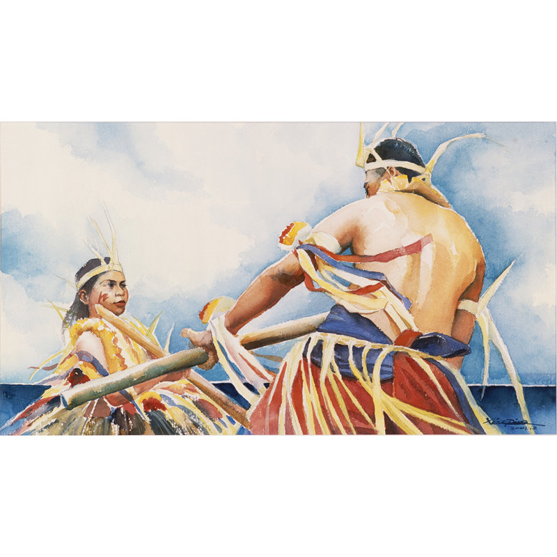 Saipan Impression 04 by Chen Xiaoping - Single Picture Frame Print