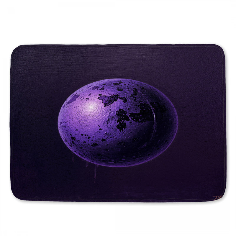 Tapis de bain texturé mauve, L 24 po x L 17 po
