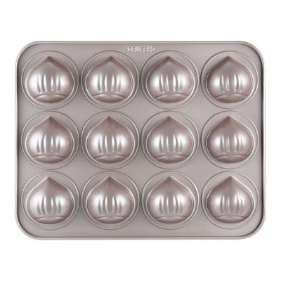 CHEFMADE 12 Cavity Chestnut-shaped Cake Pan
