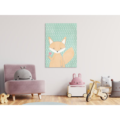 Little Fox - Wrapped Canvas Print