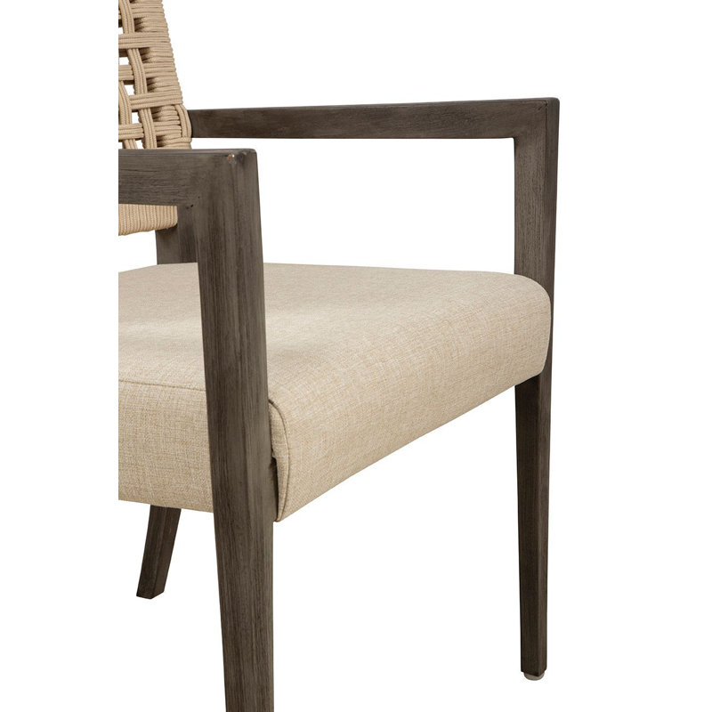 Fauteuil rembourré Delanson, beige