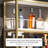 Gold Multifunctional Iron Sturdy Wine Rack
