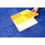 Carreaux de plancher de garage 25 pièces, 15,6 po X 15,6 po Tapis en plastique Drainage antidérapant, bleu-126488470