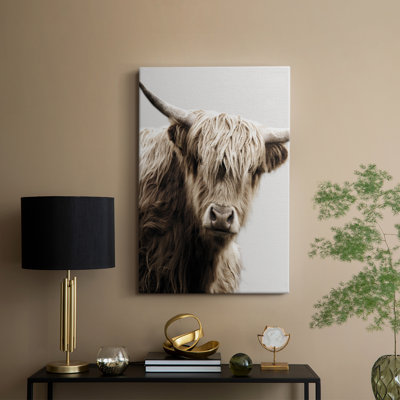 Highland Portrait I -Gallery Wrapped Cavas